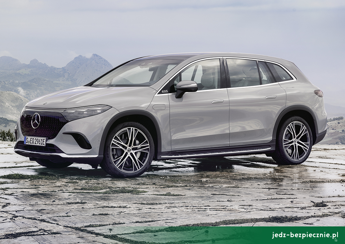 Premiera tygodnia - Mercedes EQS SUV - bok auta